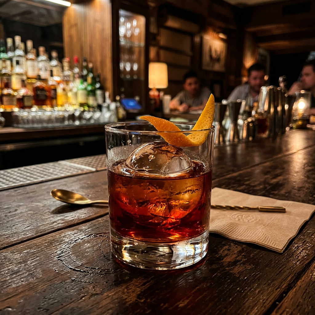 🧪 Experimento #53: Descubra o Boulevardier: Um Coquetel Reconfortante